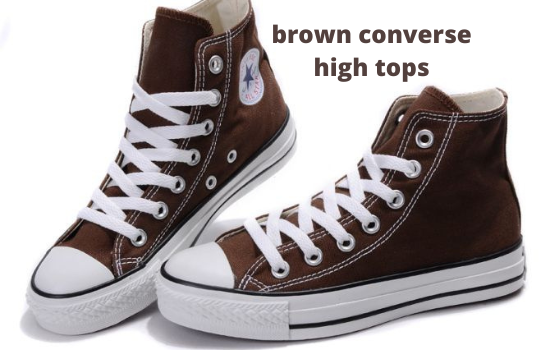 brown converse high tops